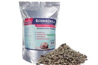 Naturalna bariera mechaniczna, środek na ślimaki zabezpieczający rośliny Schneckill 1,5kg