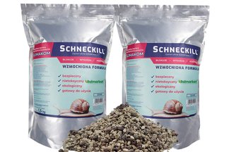 Naturalna bariera mechaniczna, środek na ślimaki zabezpieczający rośliny Schneckill 3kg