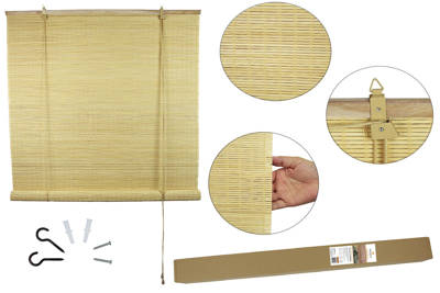 Roleta bambusowa Balconetto 150x160 cm BRN30R kolor naturalny